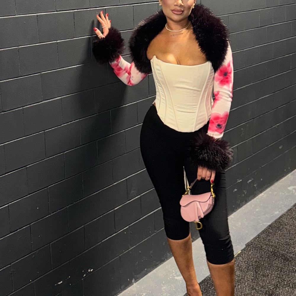 Danielle Guizio Fur Shrug